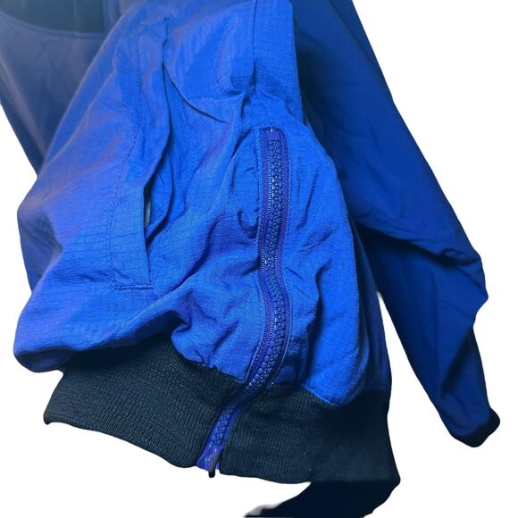 Cabela's Windbreaker Pullover Men's Size Large Blue V-Neck Outdoor Gear Jacket - Picture 3 of 6